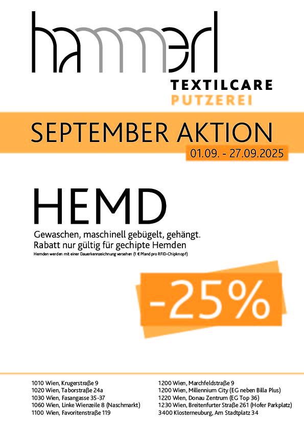 Bild 1 von Hammerl TextilCare (Putzerei/Textilreinigung)