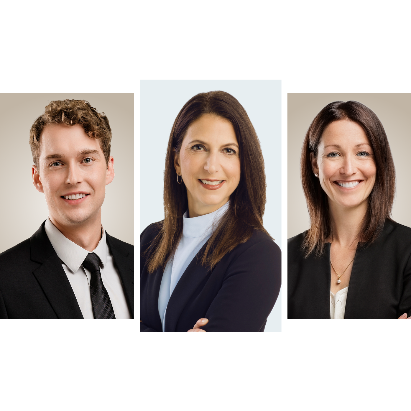 Frédérick De Courcy, Claudia Gagnon et Sophie Lépine.