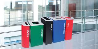 Design your own custom waste station with the Kaleidoscope Collection. These modular, color-coded bins allow you to create a tailored recycling system that fits your facility's specific needs.