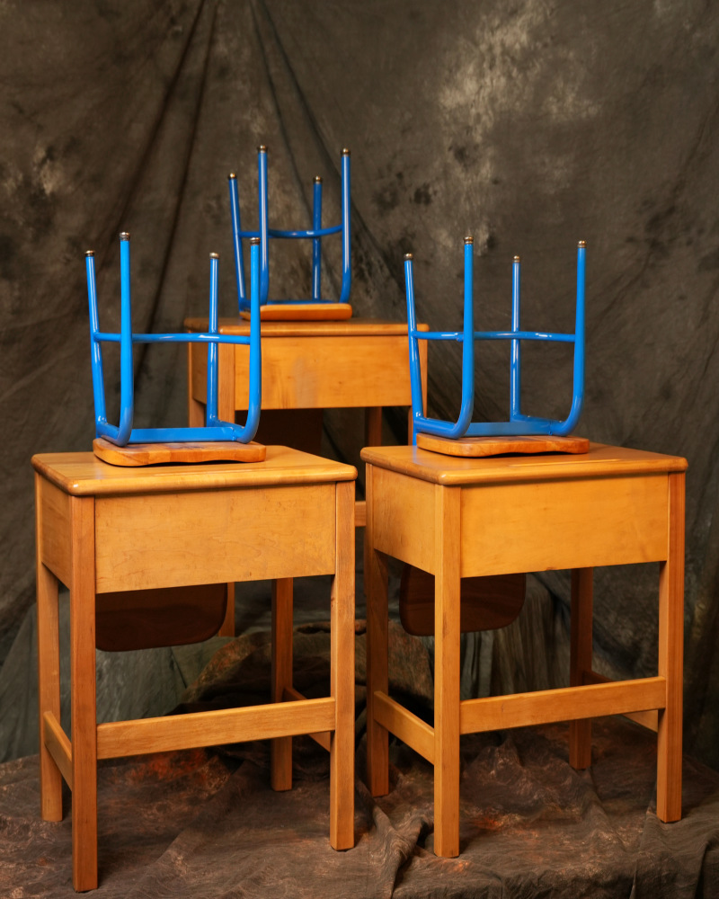 School Desks and Chairs Refinished in Fort Collins