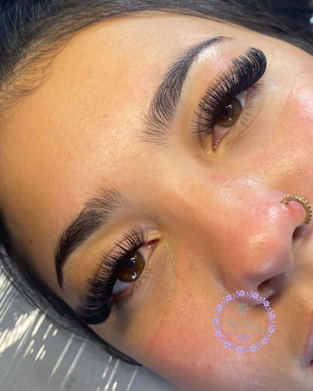 Full Volume lashes at Laveda lash & Brow. The Lash experts