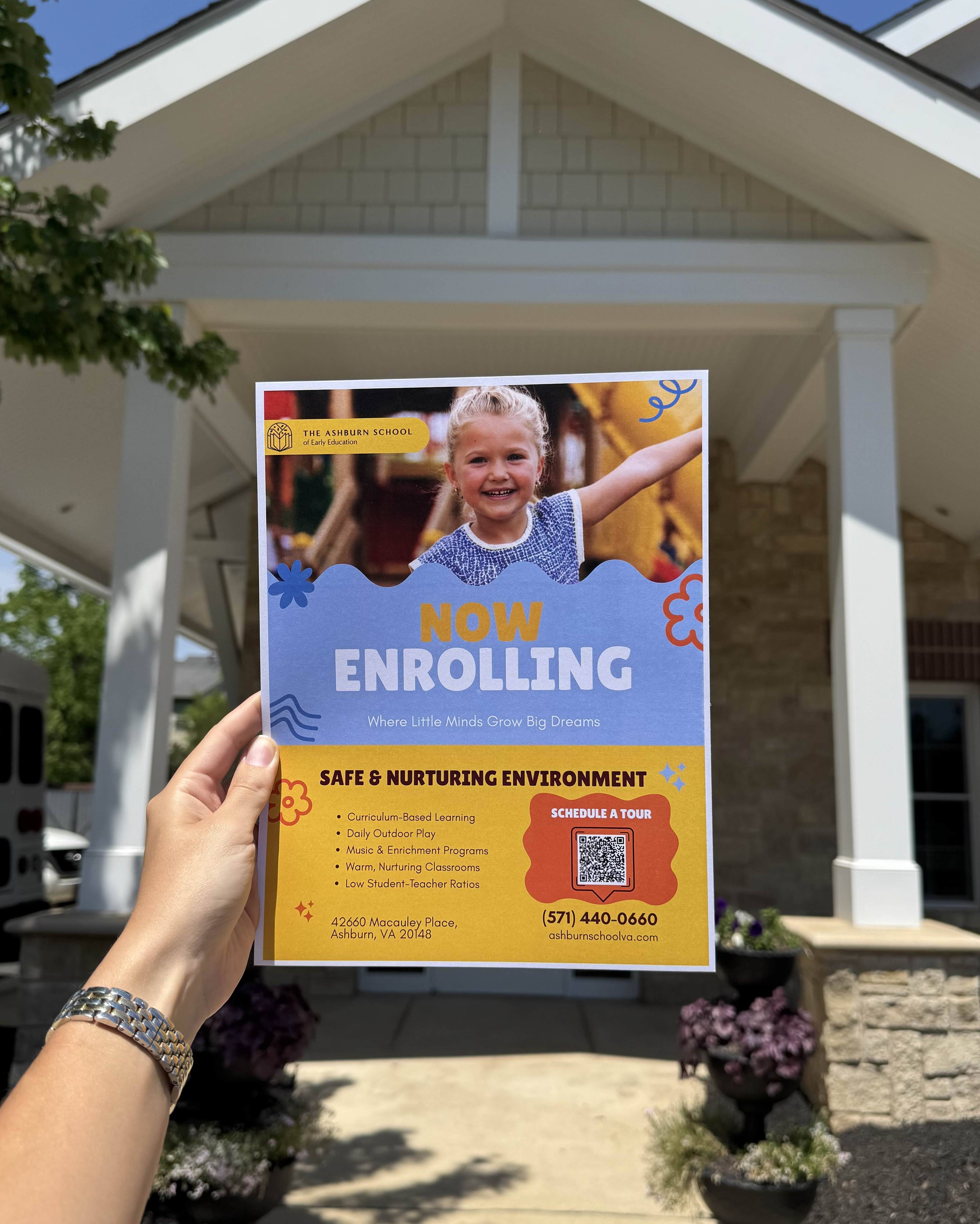 Now enrolling! Schedule a tour today!