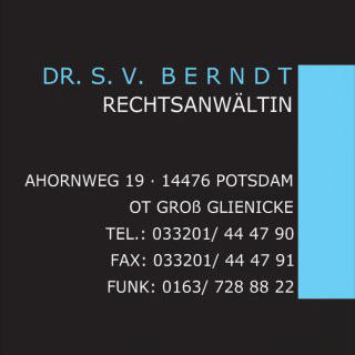 Rechtsanwältin Dr. S.V. Berndt in Potsdam - Logo