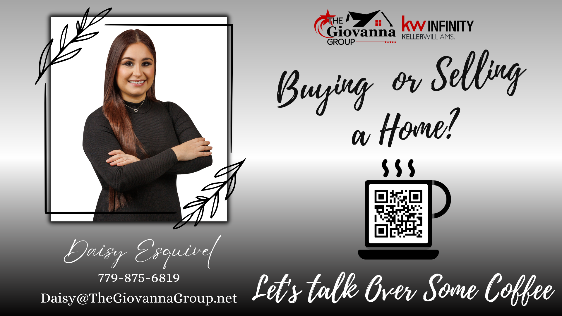 In Real Estate I love helping people in the process of buying their new home. It gets me excited when they get pre-approved and we can start their search, going to show homes and their face expressions. BUT the most exciting part is when I hand them their keys and their excitement. They become more than clients they become FAMILY and the way I treat them was the way Giovanna made my fianceÌ and I feel when we first bought our home. I will love to do that with everyone I work with!! If you or anyone you know is thinking of buying or selling don't hesitate to reach out! I love to help, guide and grow bonds with new people! Call or text 630-333-2798.