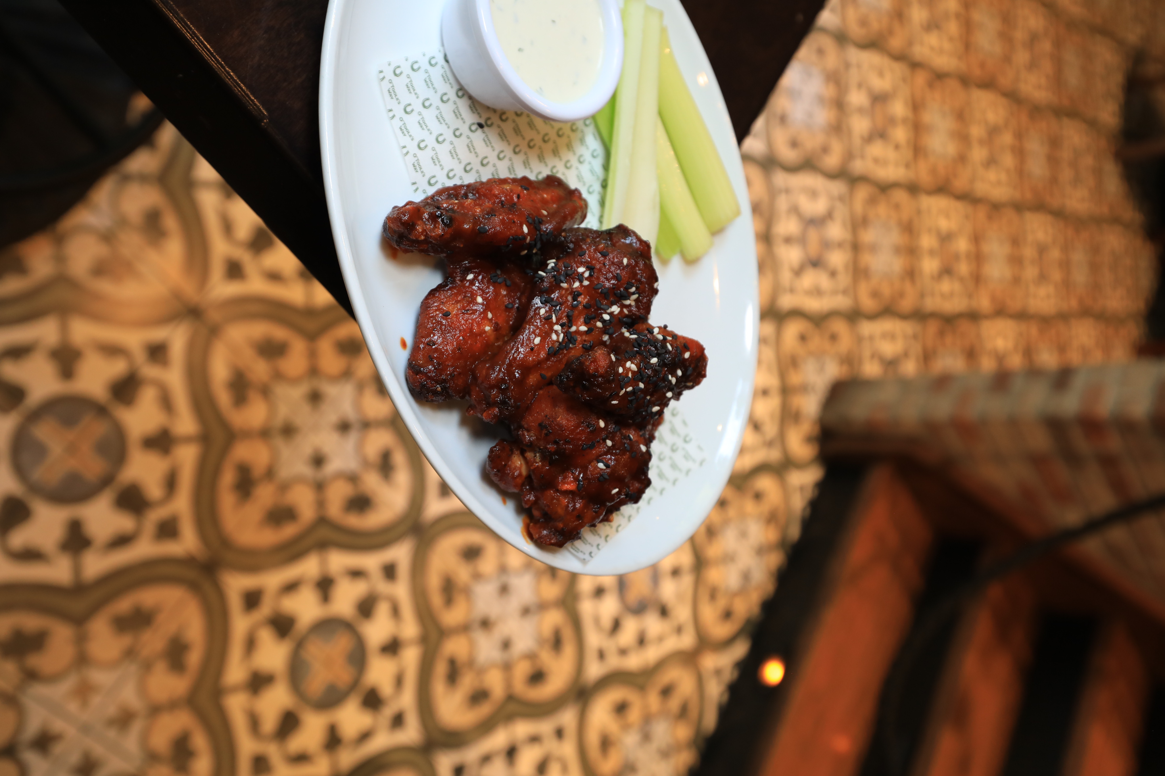 Espresso Rubbed Chicken Wings at O'Toole's Way.