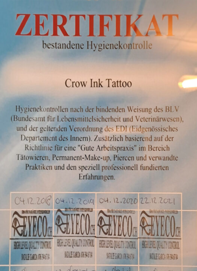 Bilder Crow Ink Tattoo