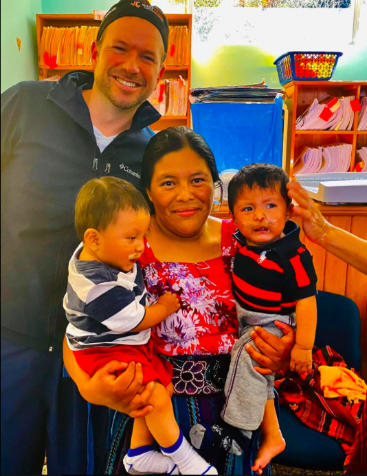 Twins both with cleft lip 2 days after repair on cleft mission to Guatemala