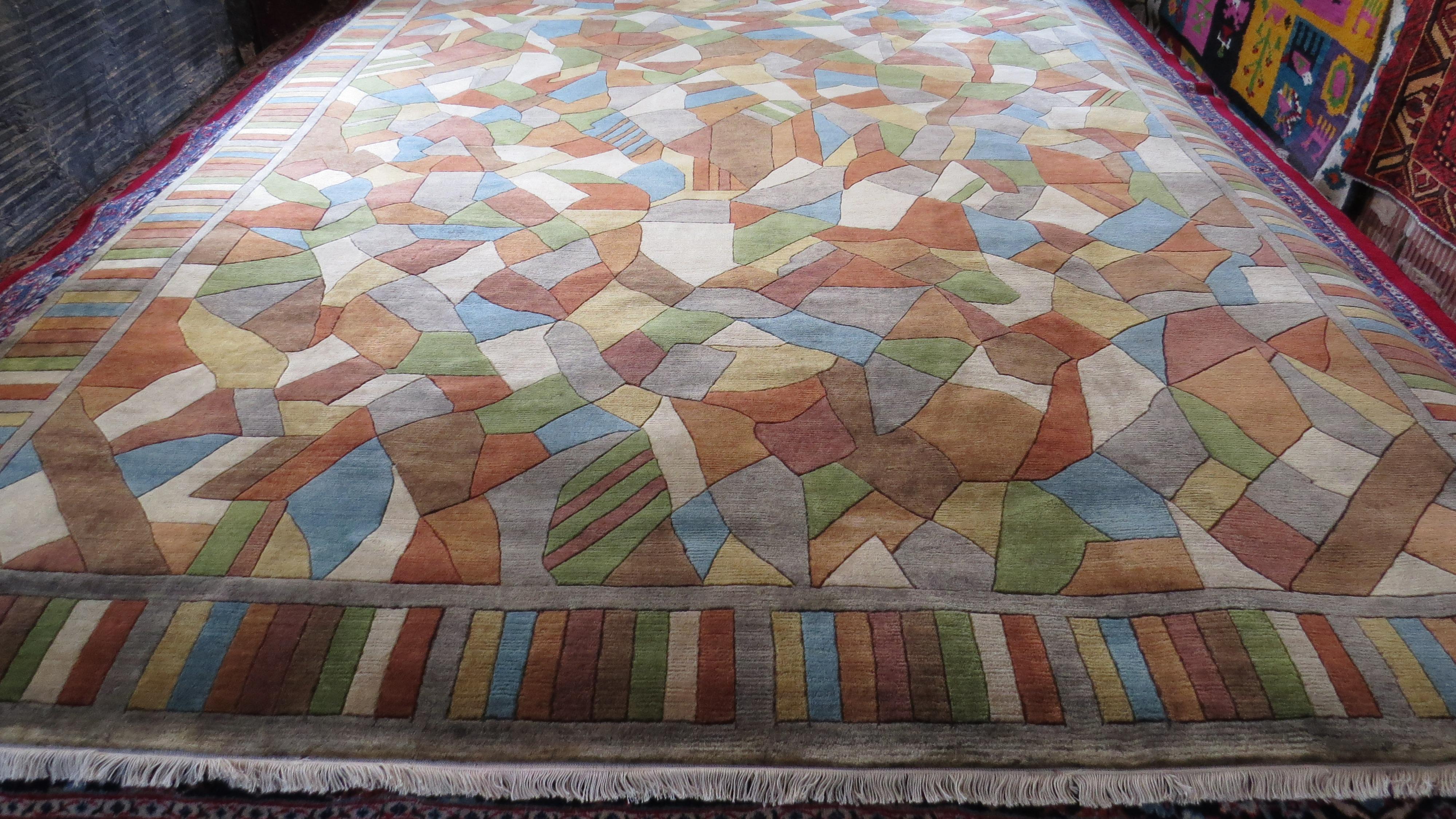 Swedish 8x10 Hand Knotted Rug.
Only available at Carpetbeggars Hand Knotted Rugs in Baltimore