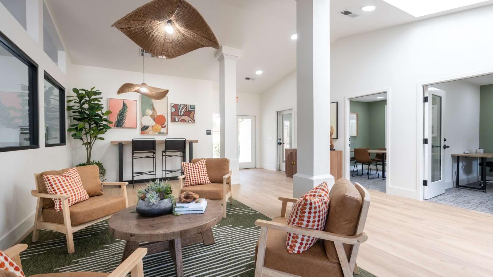 Resident Clubhouse Lounge Area
