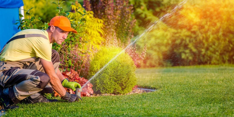 Let us help you keep your lawn properly hydrated with our lawn irrigation services.