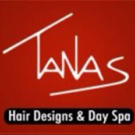 Tanas Hair Designs & Day Spa Logo