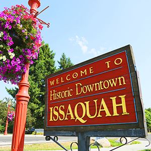 We are in historic Olde Town in Issaquah