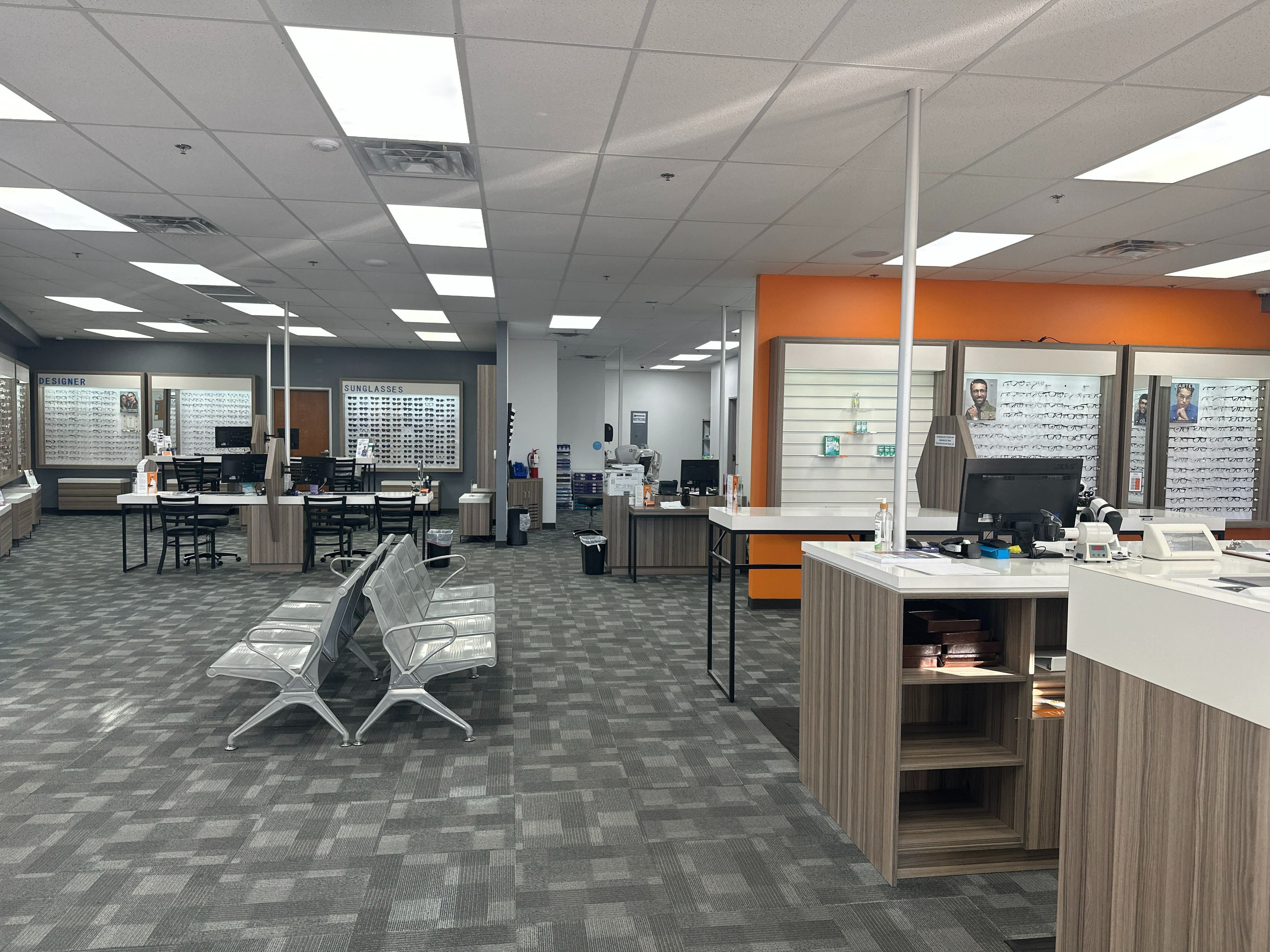 Store Waiting Area at Stanton Optical Store San Antonio TX 78237