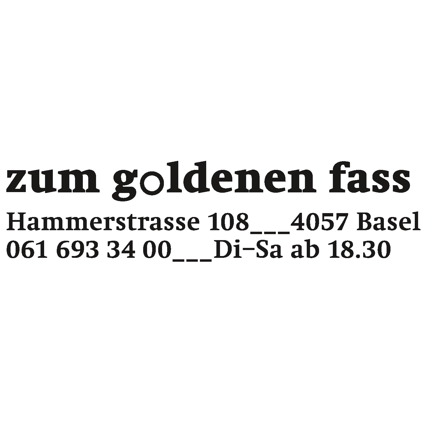 Zum goldenen Fass Logo