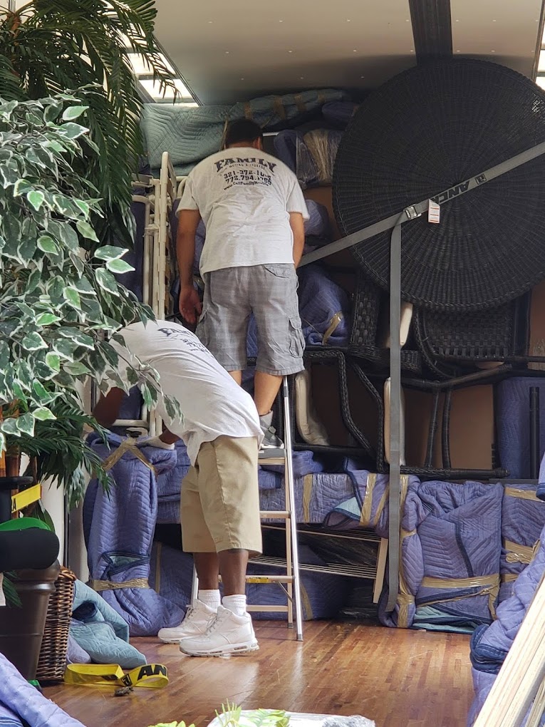 Family Moving & Storage team members hard at work