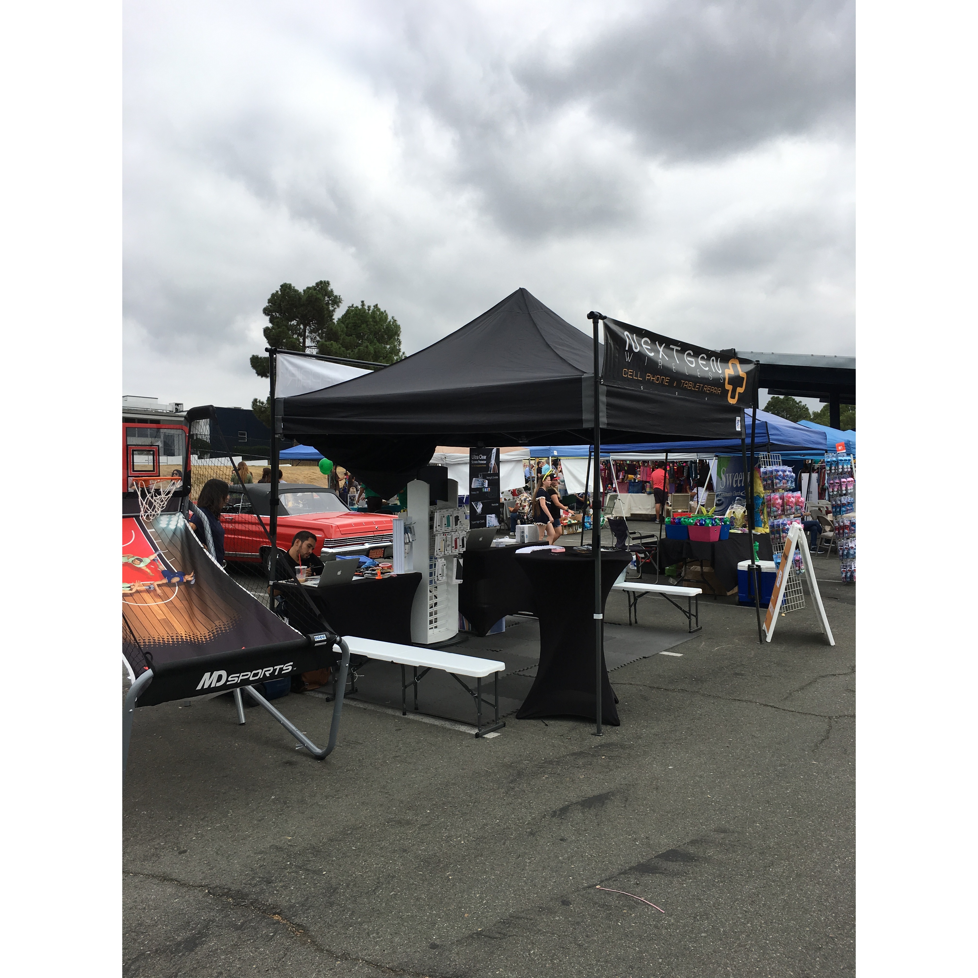 Our Booth At One Of Our Festivals We Attend.