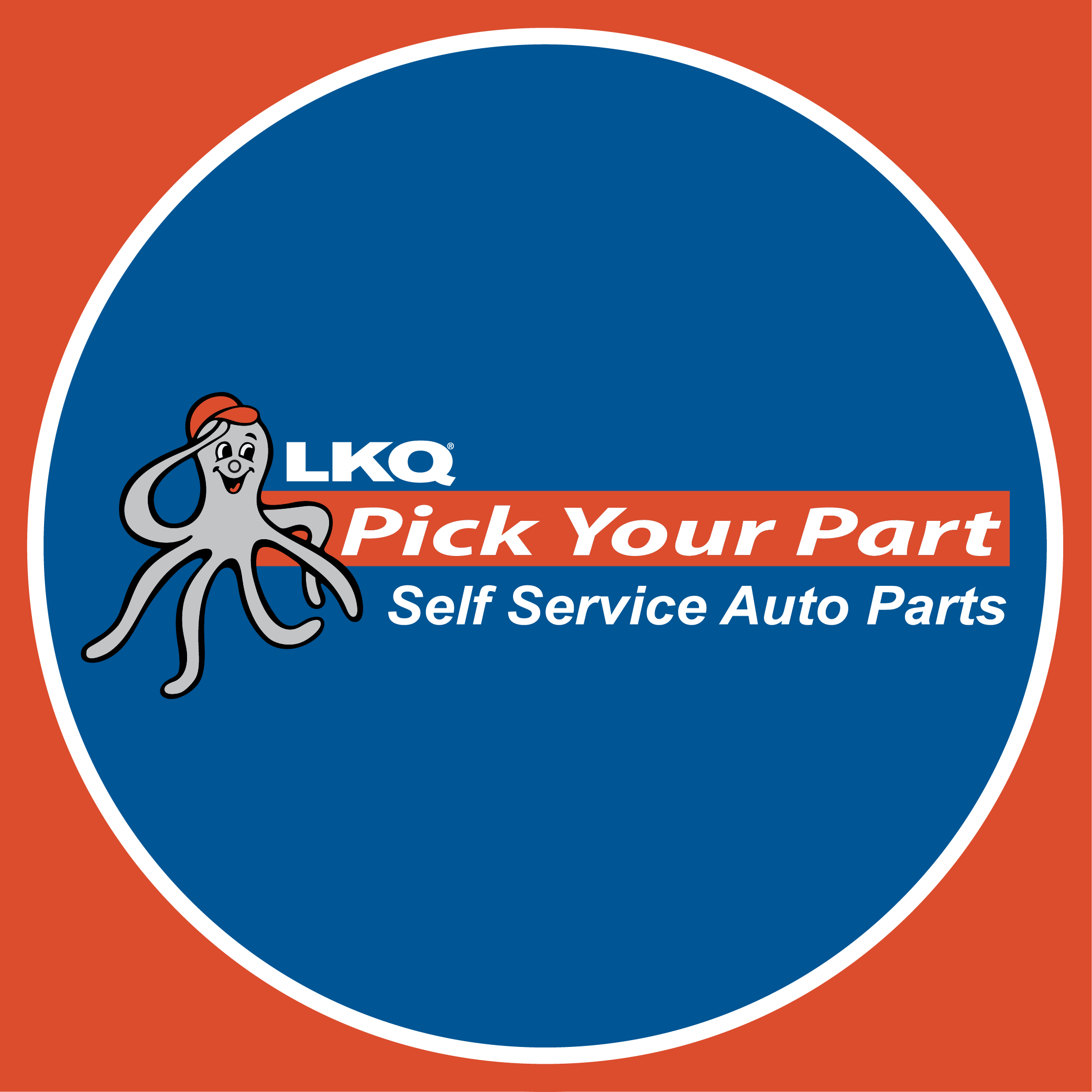 LKQ Pick Your Part Logo featuring the Pick Your Part Octopus.