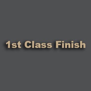 1st Class Finish Photo
