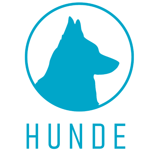 Hunde Dog Walking Logo