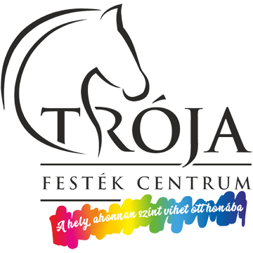 Trója Festékcentrum Logo