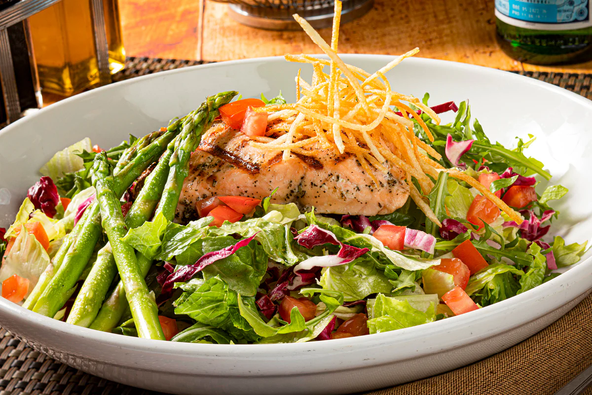 Grilled Salmon* Salad - GARDEN SALADS