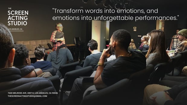 Images Aaron Speiser - The Screen Acting Studio