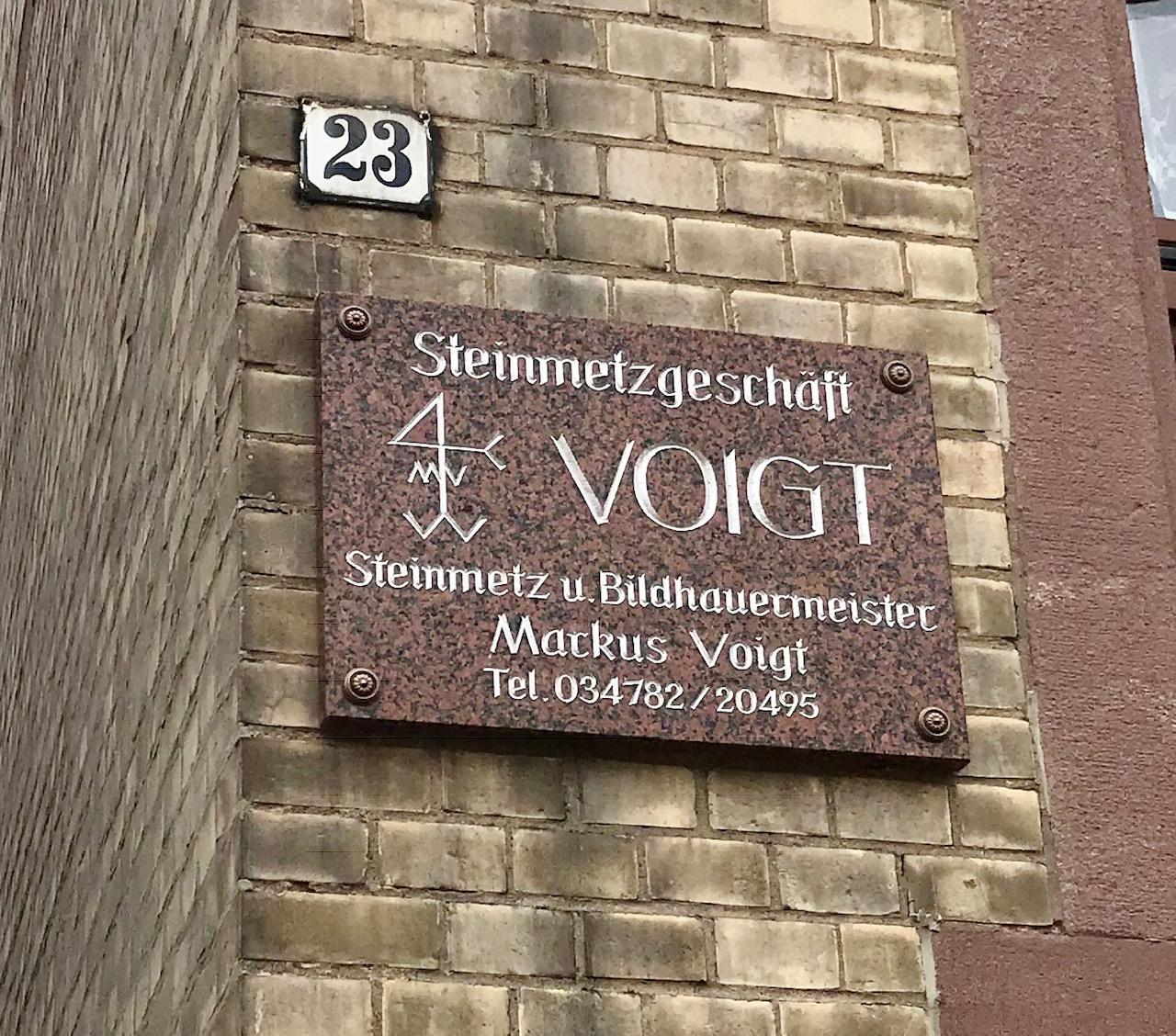Markus Voigt Steinmetzbetrieb Mansfeld Markus Voigt Steinmetzbetrieb Mansfeld