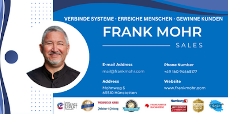 FRANK MOHR Sales-Mentor & Trainer, Mohnweg 5 in Hünstetten