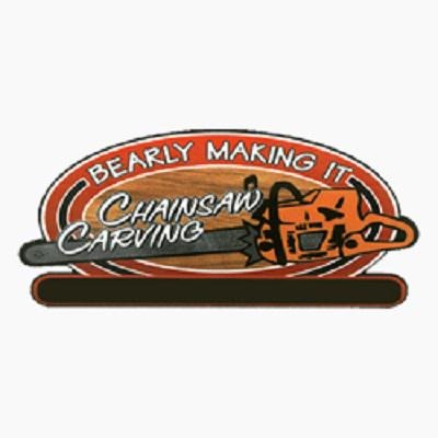 Bearly Making It Chainsaw Carving Logo