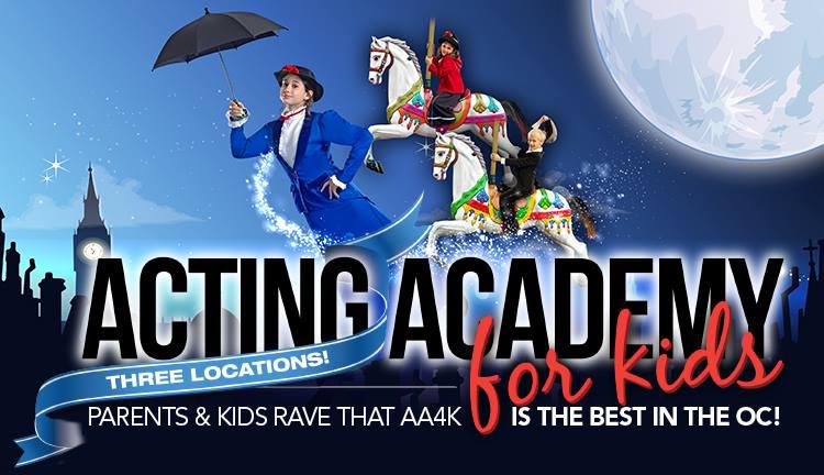 Acting Academy for Kids is a performing arts program that offers classes, workshops and camps devoted to the education, skills, and resources needed to train the next generation of talented performers. Programs are available for ages 4-17.