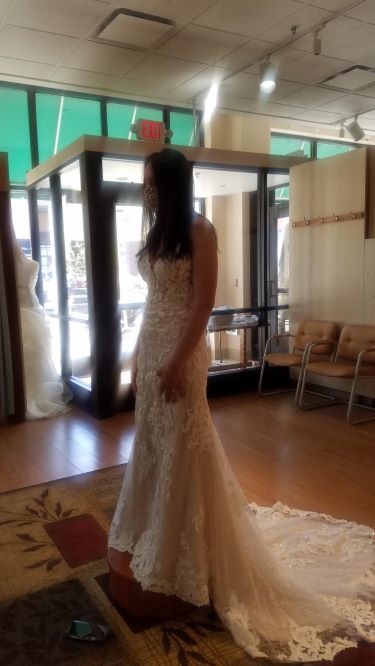 Diana's Alteration's serves all kinds of clothing - including wedding dresses.
