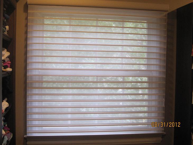Want a different twist on Shades? In this Maryville home, we installed Silhouette Shades! It’s like  Budget Blinds of Knoxville & Maryville Knoxville (865)588-3377