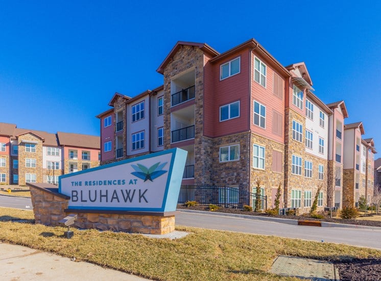 Property Exterior at The Residences at Bluhawk Apartments, Overland Park, KS, 66085