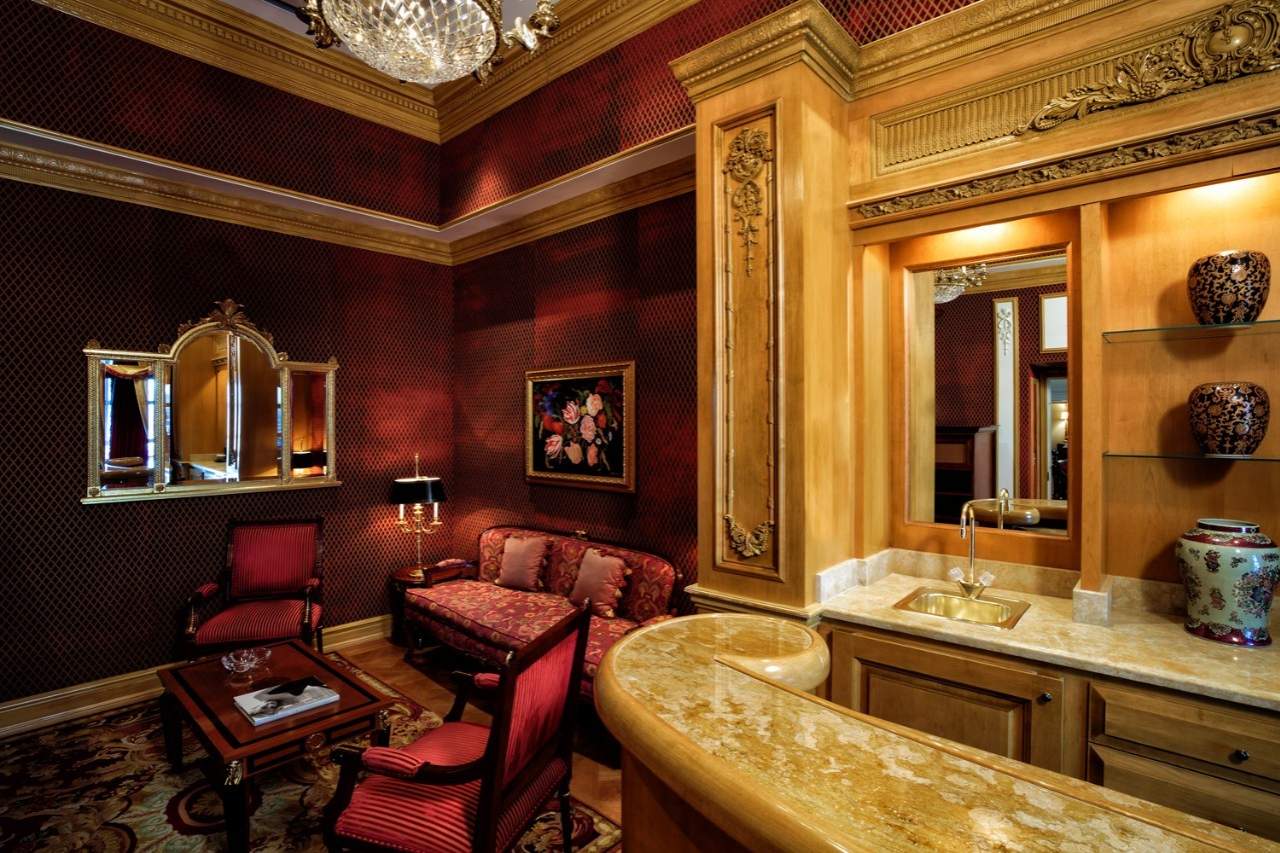Iconic Paris Las Vegas Hotel & Casino located in the heart of Vegas strip. Red Rooms are sophisticated and modern while the splurge-worthy Louis XV Suite features chandeliers and oversized bathtubs.