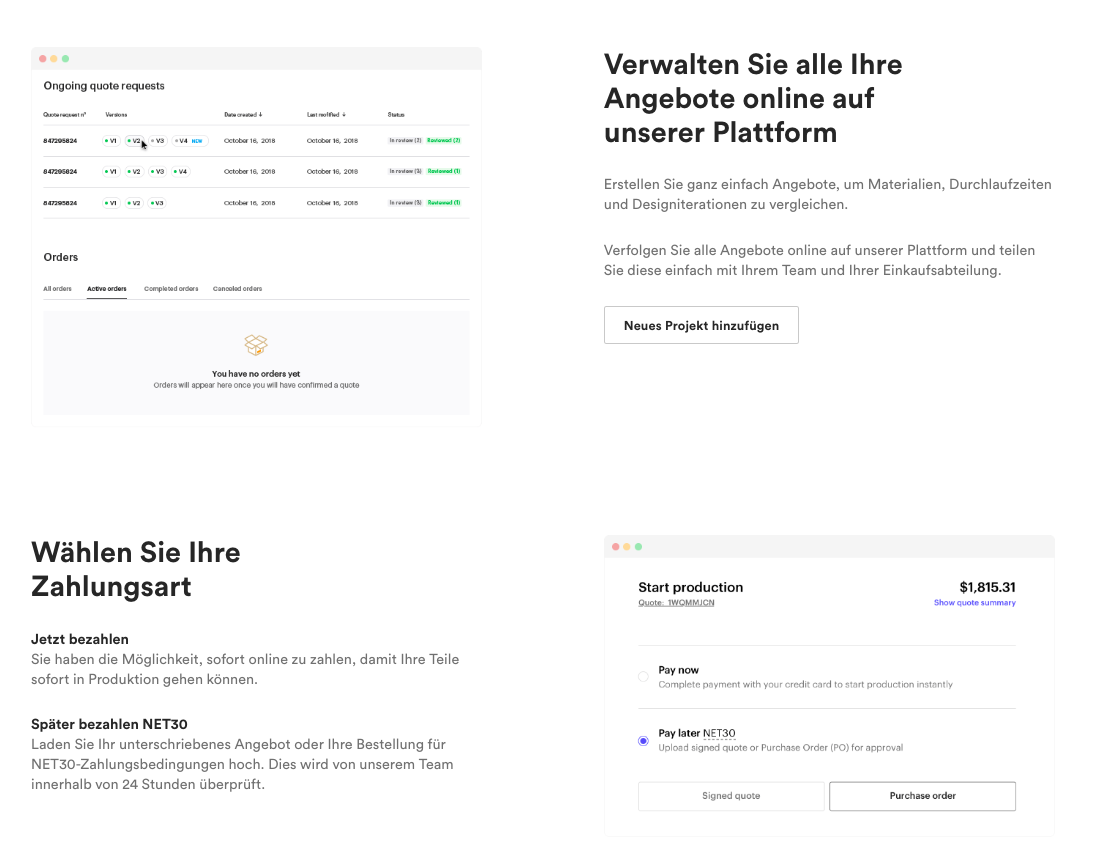 3D Hubs B.V. Online-Fertigungsplattform, Bouchéstraße 12 in Berlin