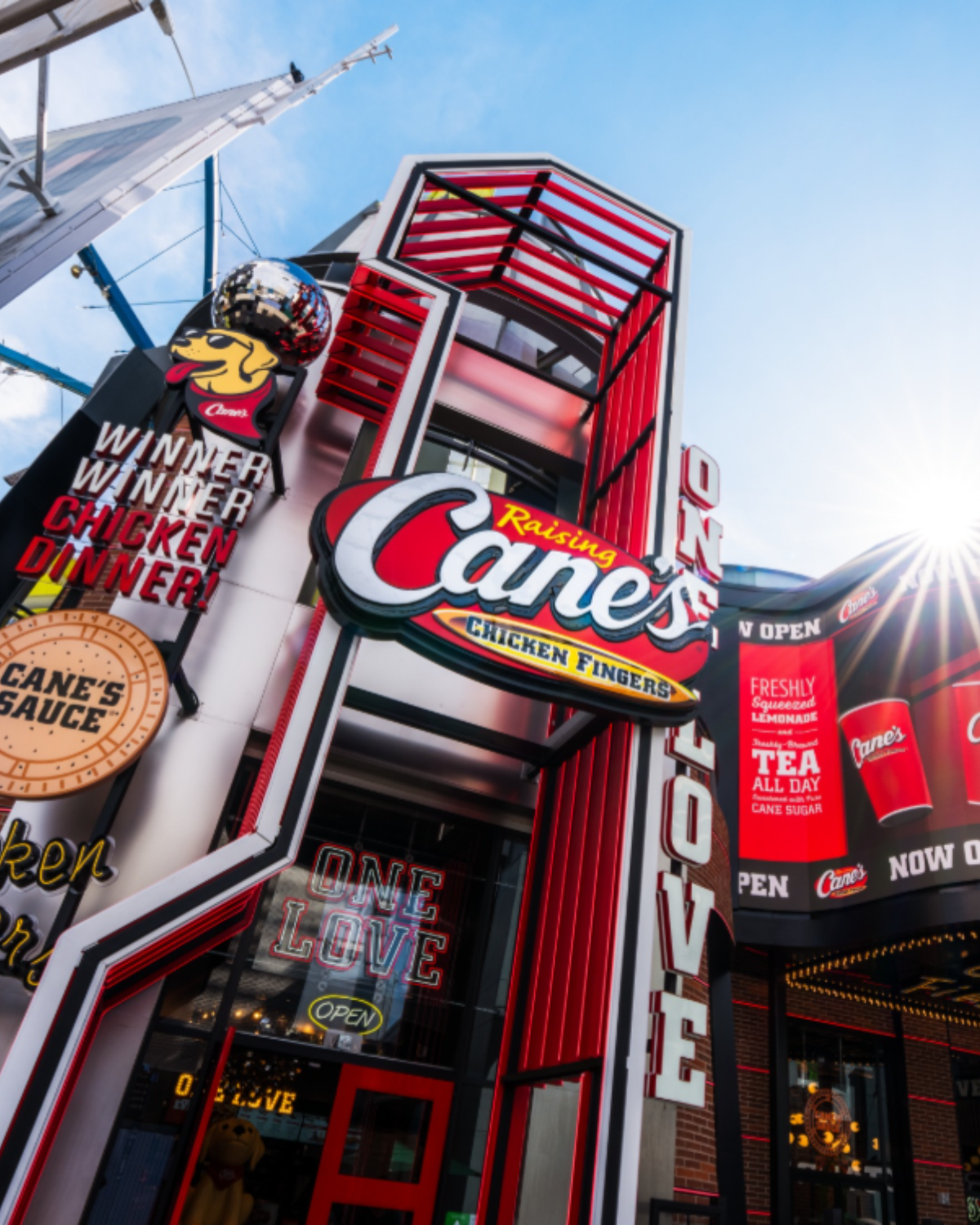 Exterior of the Restaurant during the daytime.