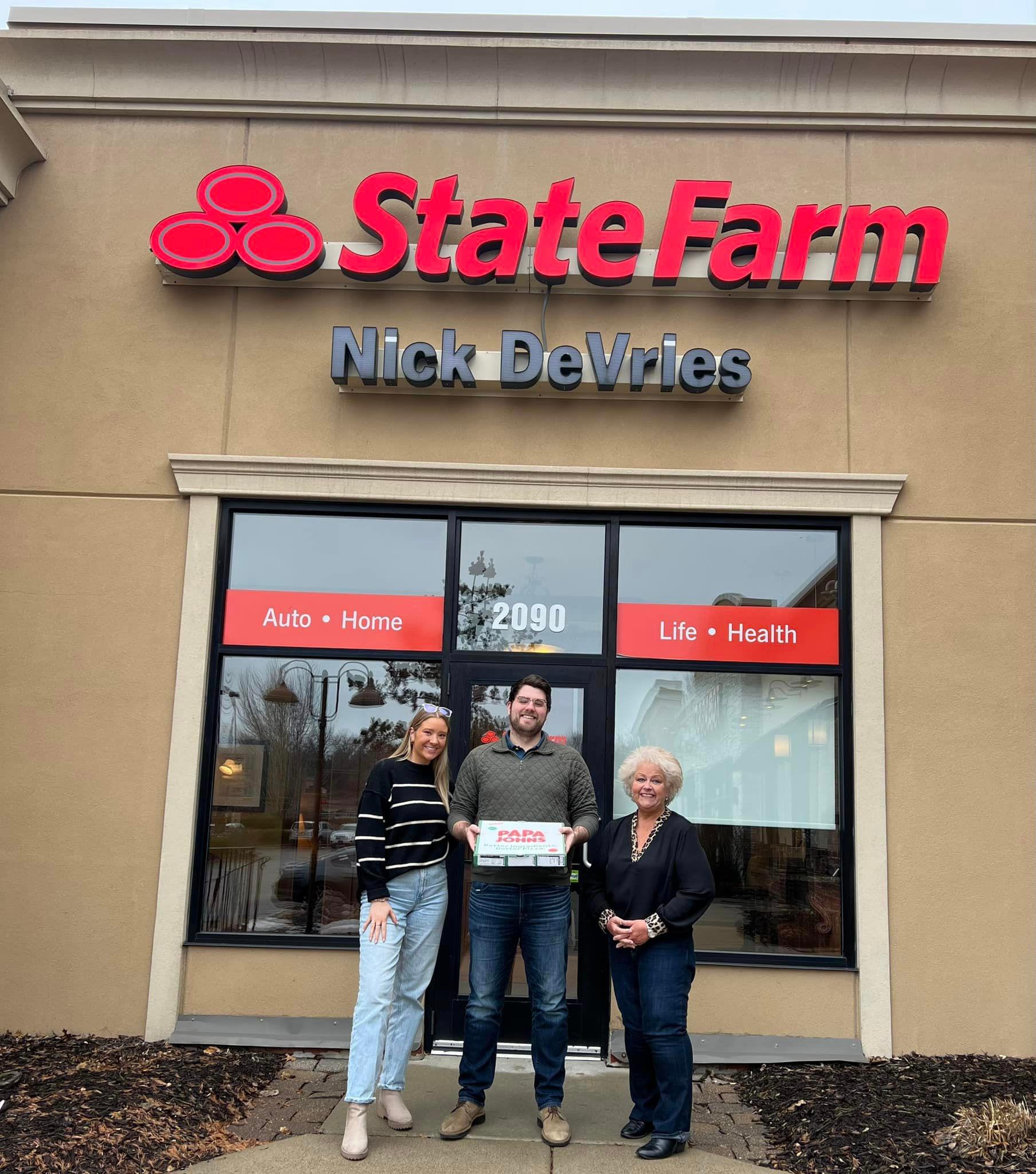 Happy Friday! Today we are celebrating “National Have Fun At Work Day” with a pizza party! 
Stop by  Nick DeVries - State Farm Insurance Agent Eagan (651)454-2374