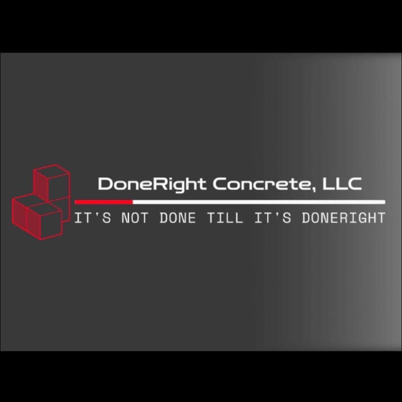 DoneRight Concrete Logo