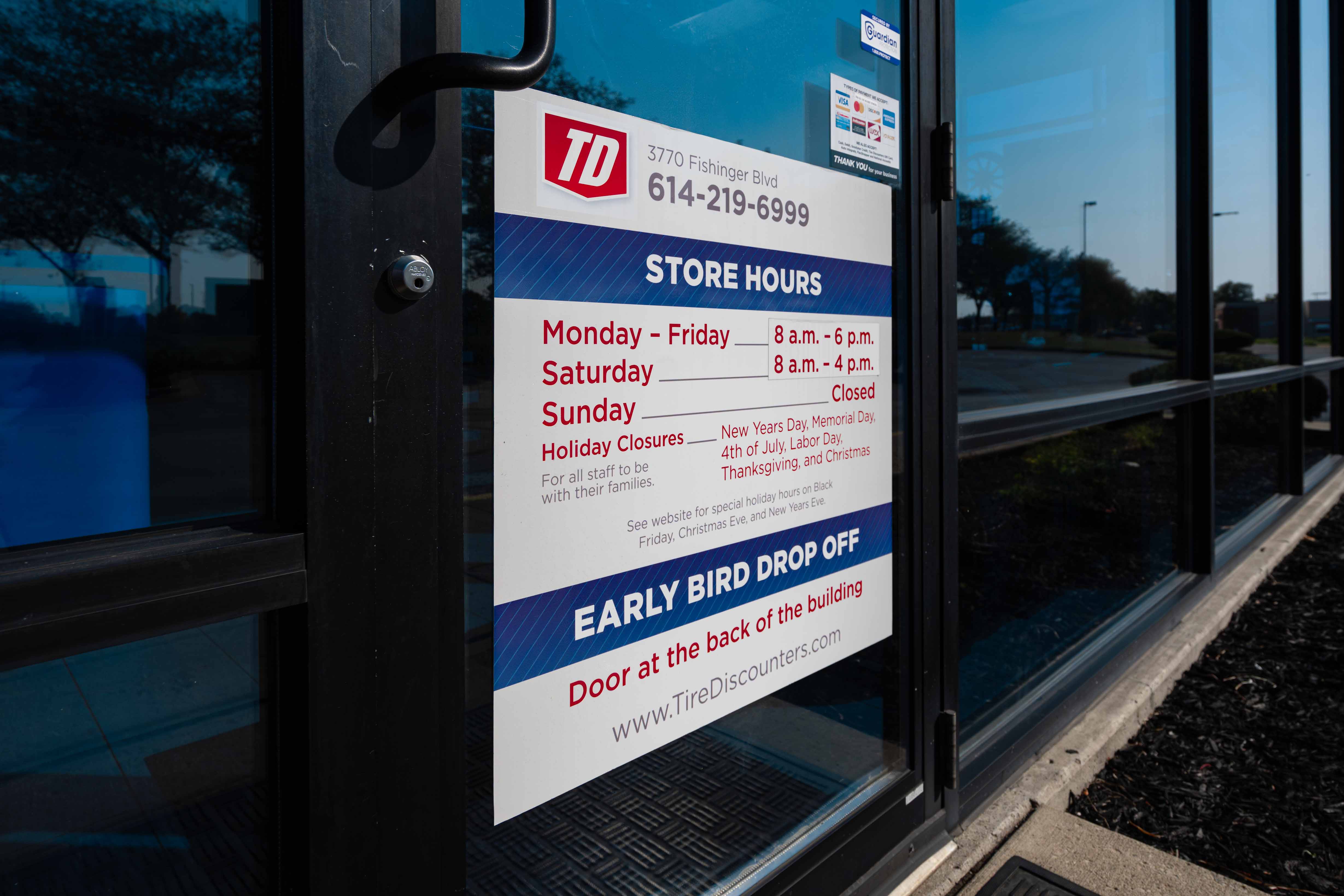 Tire Discounters on 3770 Fishinger Blvd in Hilliard