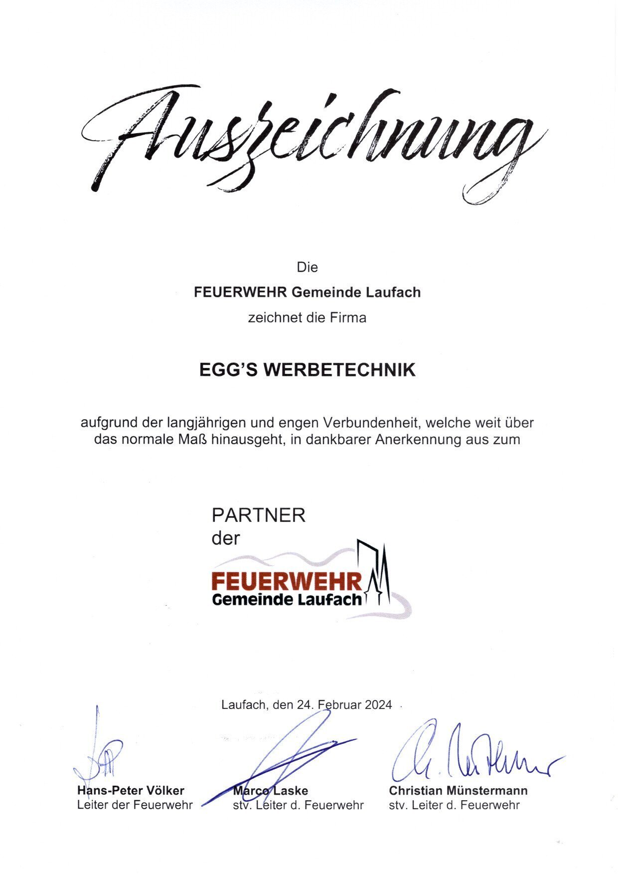 eggs Werbetechnik Franz Schmitt e.K., Königsberger Straße 4 in Laufach