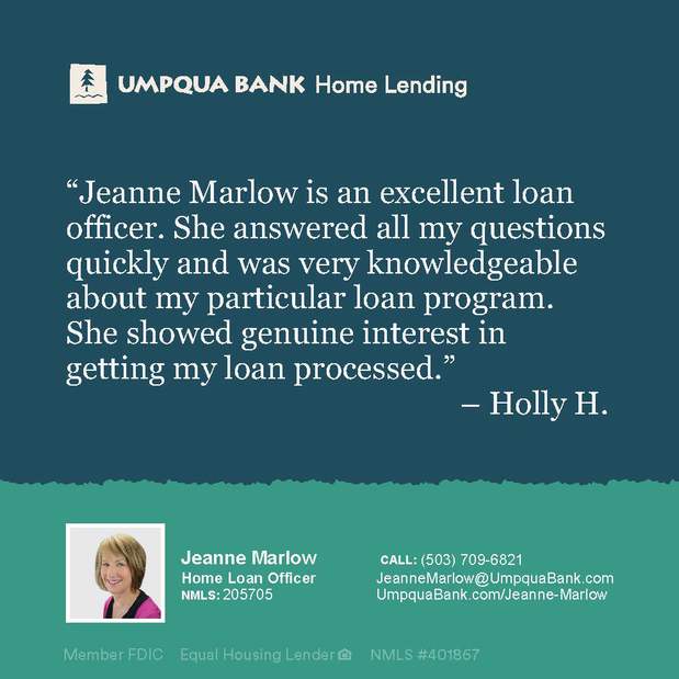 Images Jeanne Marlow - Umpqua Bank