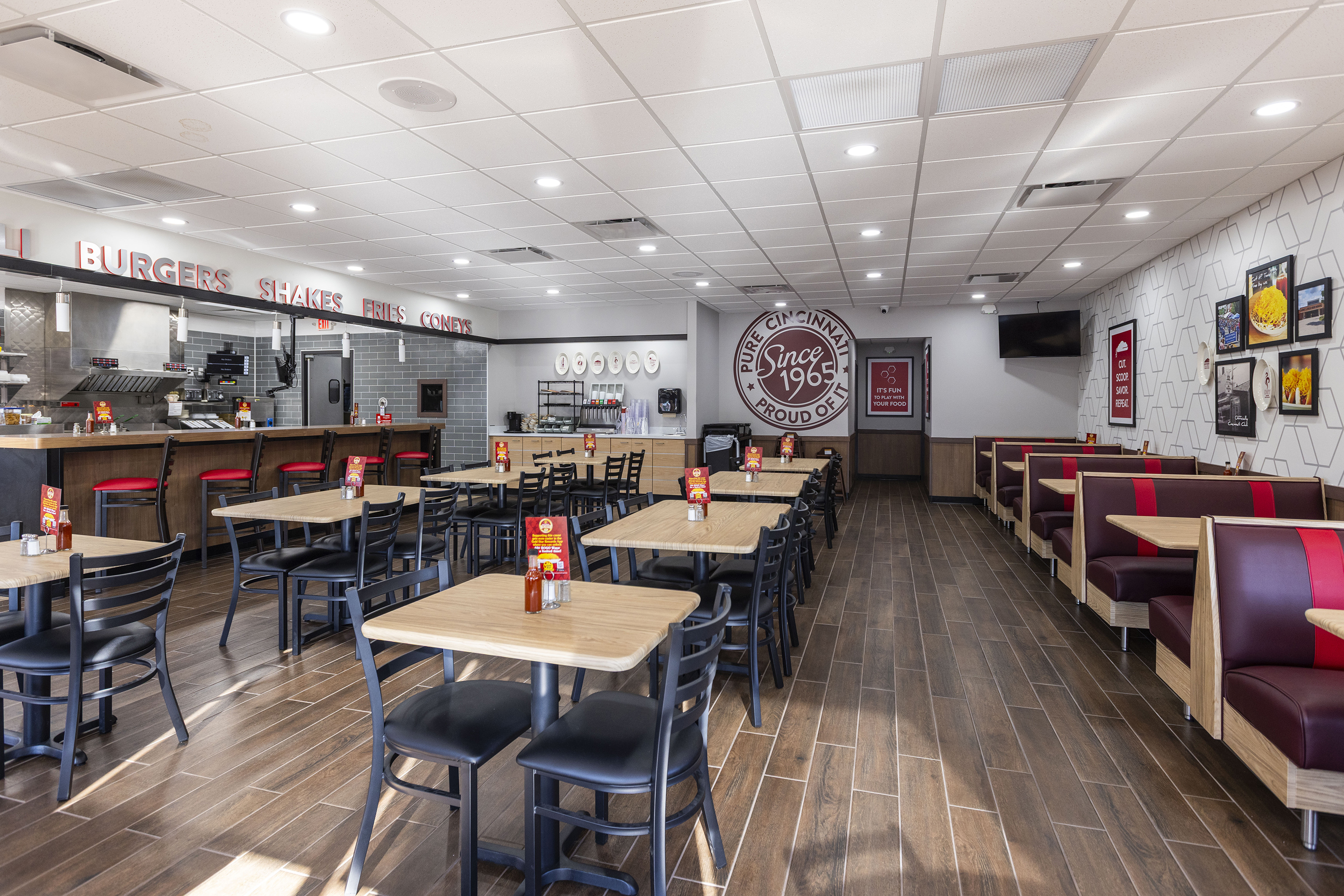 Gold Star Richwood's newly remodeled interior. 