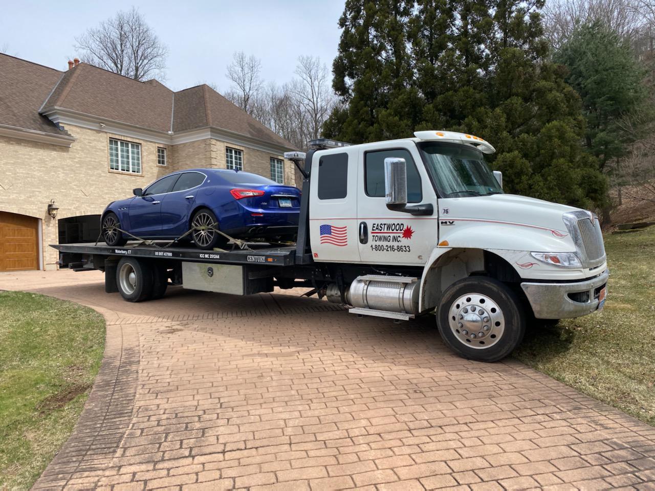 Contact us for Towing Services! Eastwood Towing Inc. Waterbury (203)754-4171