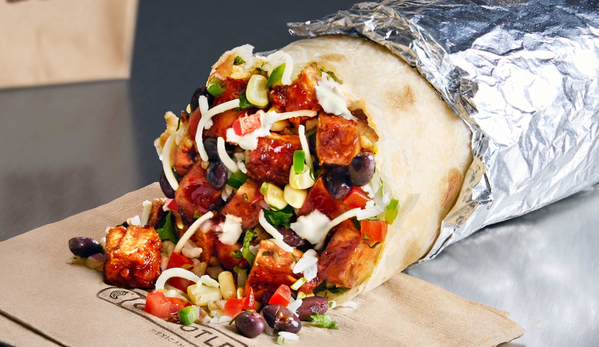CHIPOTLE HONEY CHICKEN BURRITO