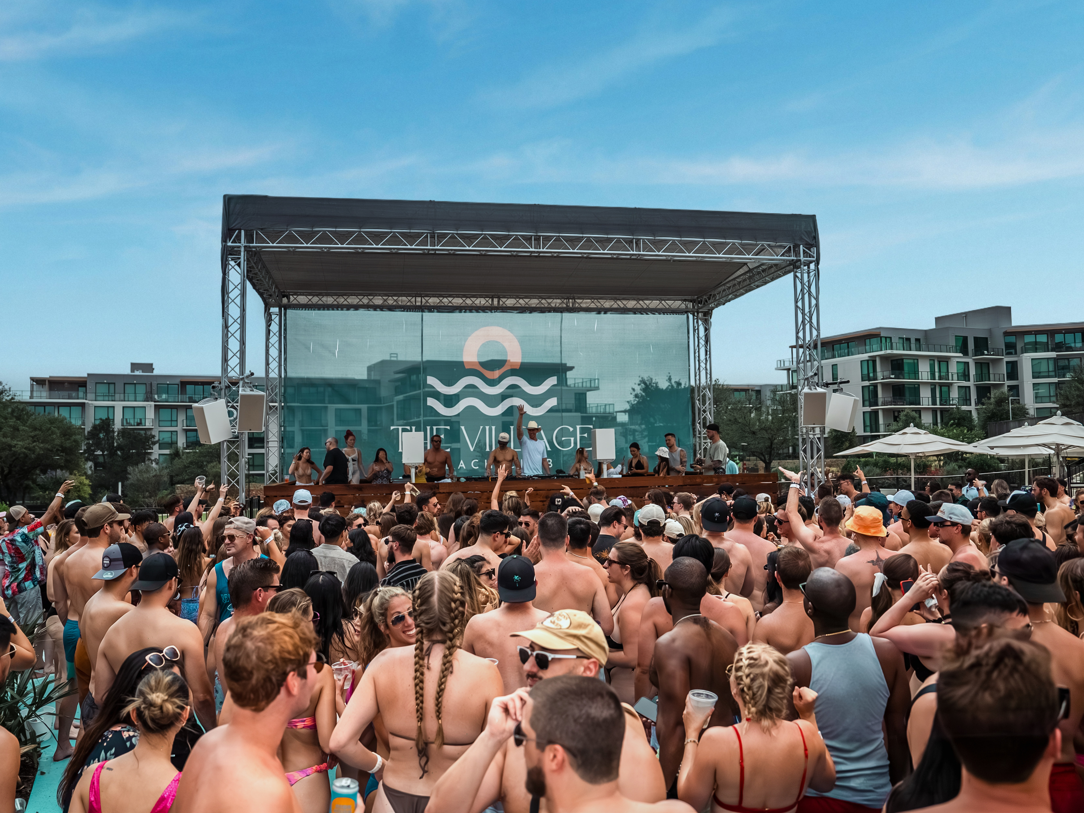 High-energy dayclub in Dallas with music, pool, and a vibrant social scene