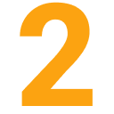 Number 2 icon.