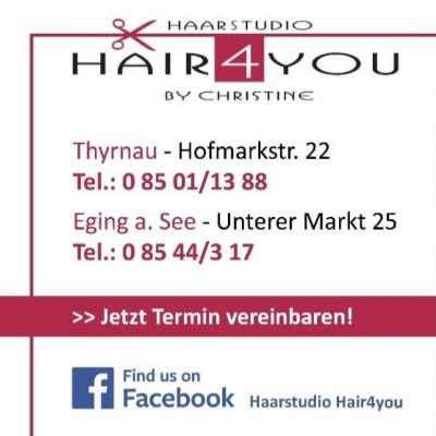 Haarstudio Hair4You, Christine Poschinger Logo