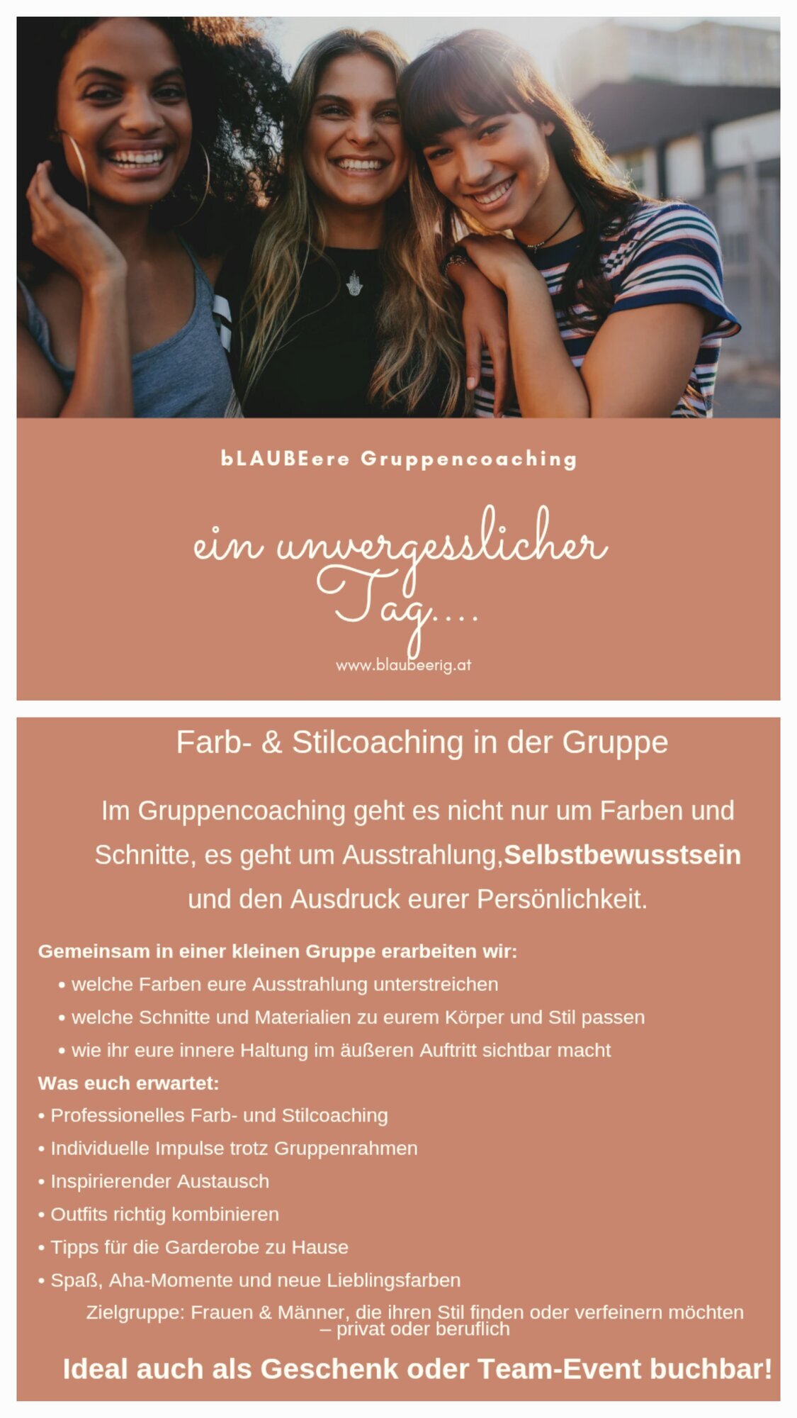 bLAUBEere Farb- & Stilberatung, Dipl.Visagistin, Carl-Zuckmayer-Straße 38 in Salzburg