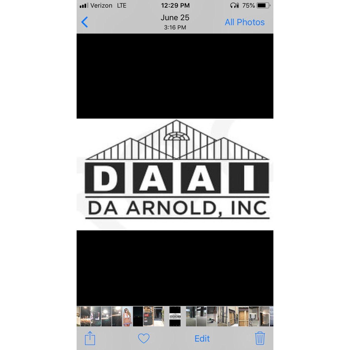 DA Arnold, Inc Logo