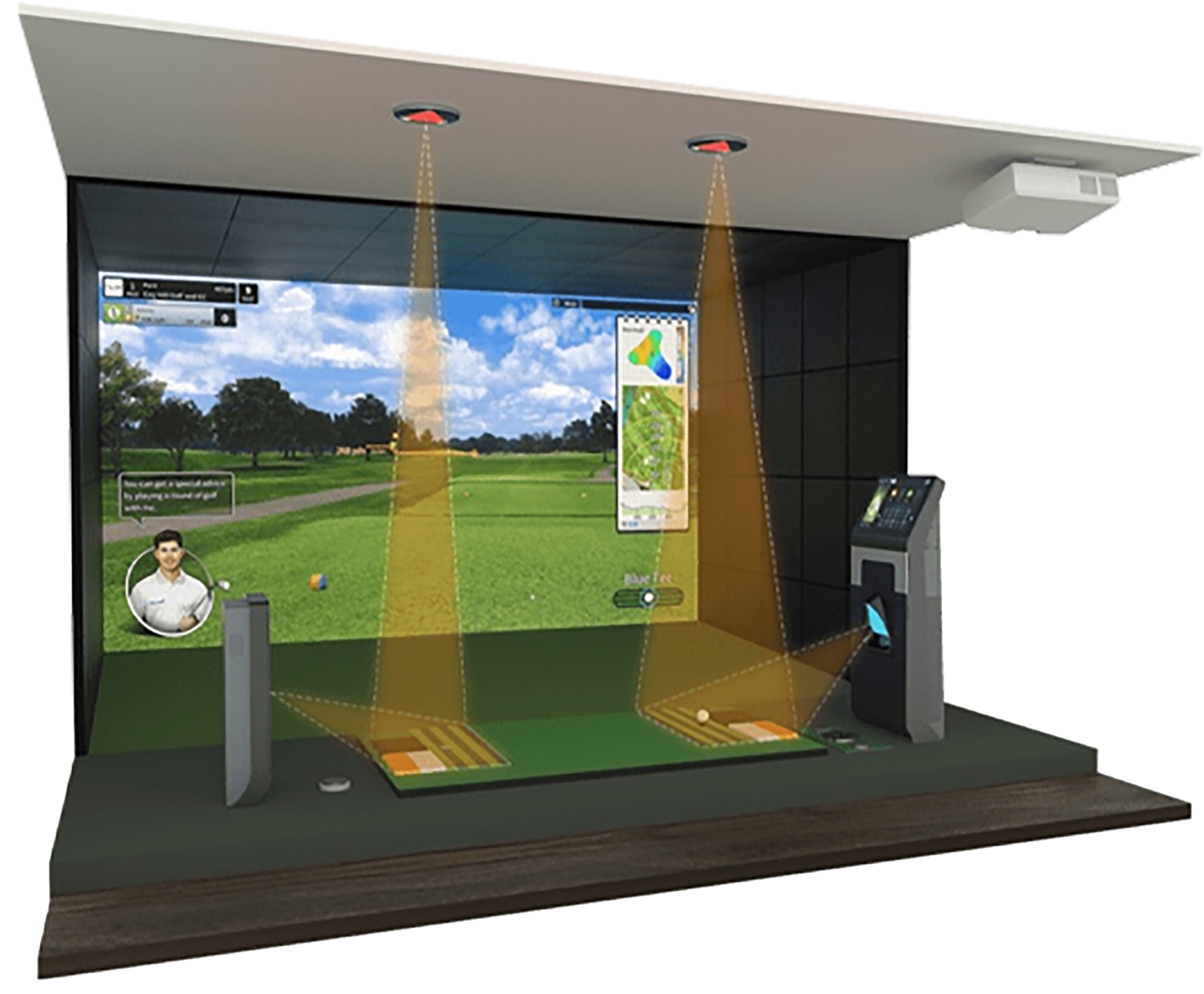 Our simulators offer insightful data during practice sessions, including spin rate, loft angle, and flight path. This technology helps you understand your game better and offers pathways to improvement.